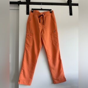 Figs Papaya High Waisted Yola Skinny Scrub Pants